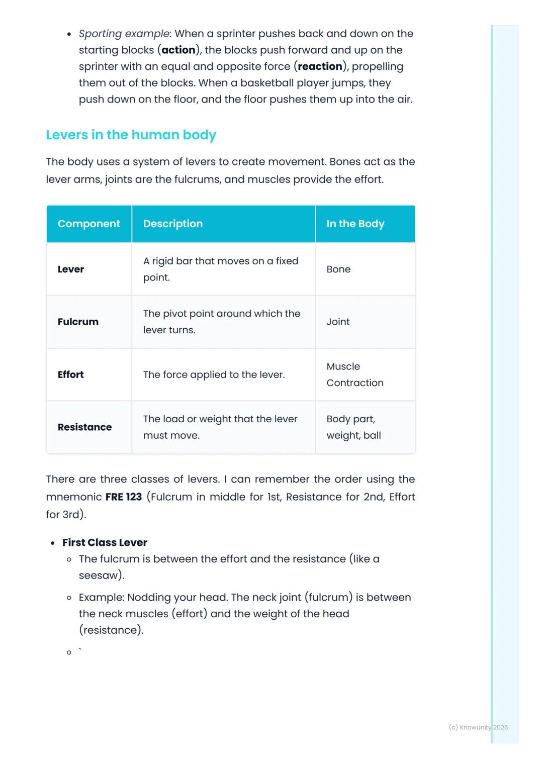 # Biomechanics of Movement

An introduction to biomechanics

Biomechanics is basically the physics of human movement. It's about
applying pr