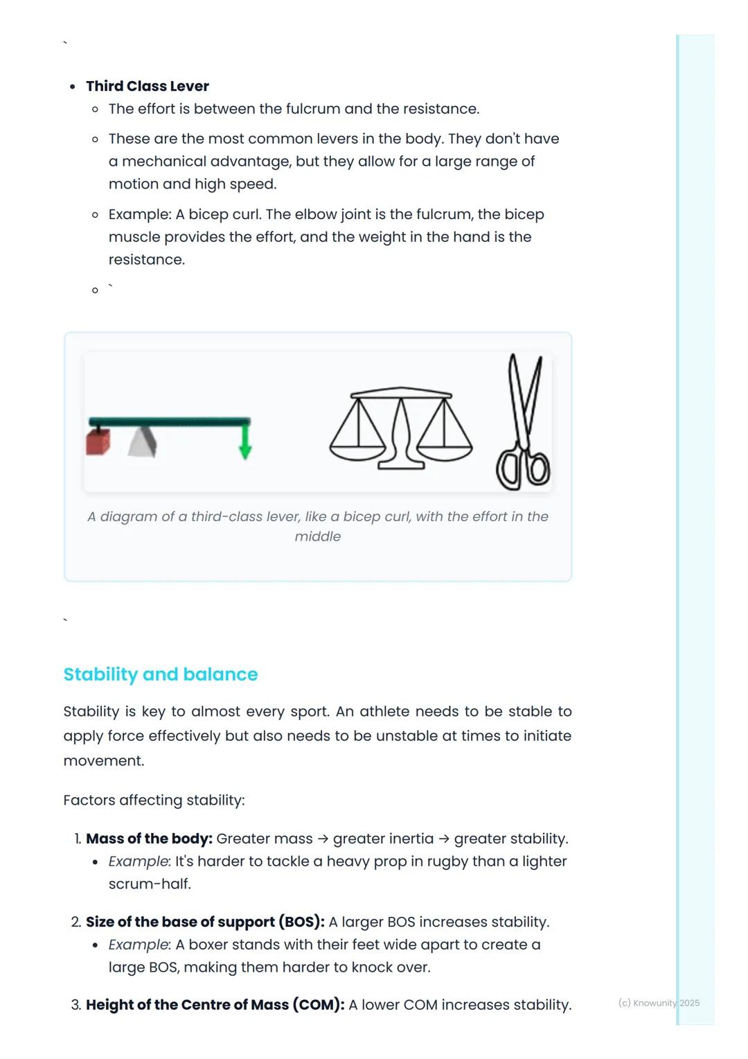 # Biomechanics of Movement

An introduction to biomechanics

Biomechanics is basically the physics of human movement. It's about
applying pr