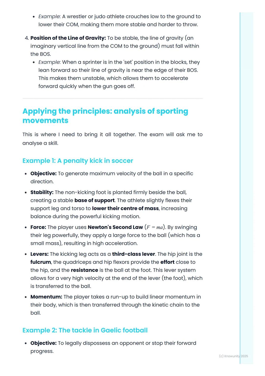 # Biomechanics of Movement

An introduction to biomechanics

Biomechanics is basically the physics of human movement. It's about
applying pr