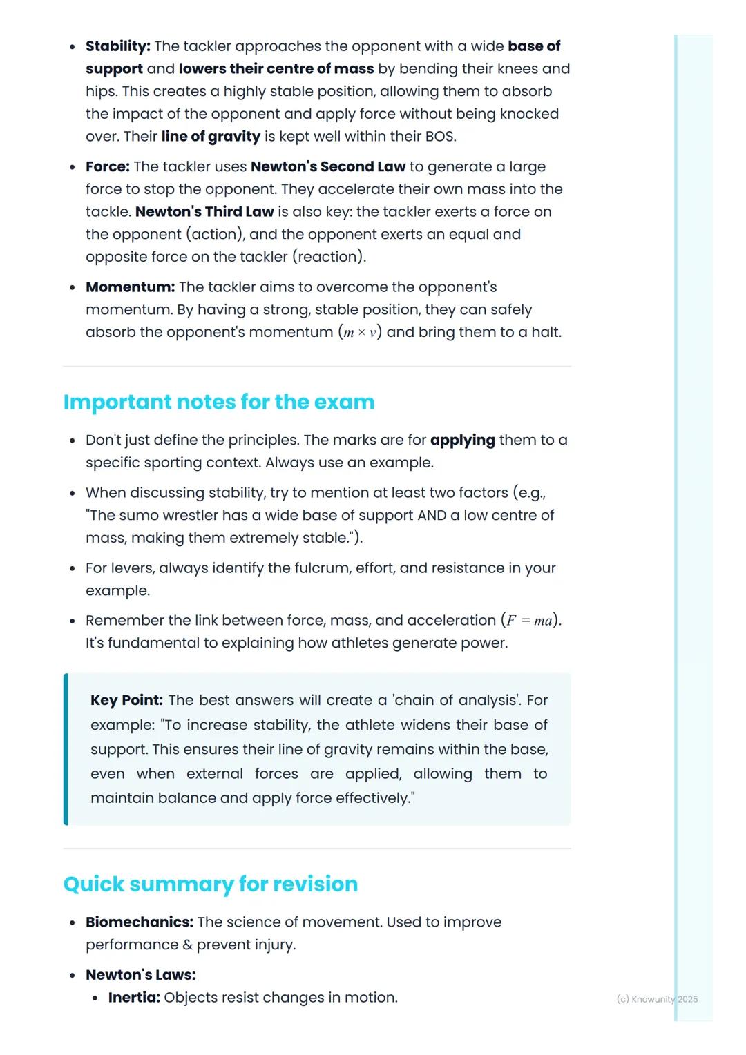 # Biomechanics of Movement

An introduction to biomechanics

Biomechanics is basically the physics of human movement. It's about
applying pr