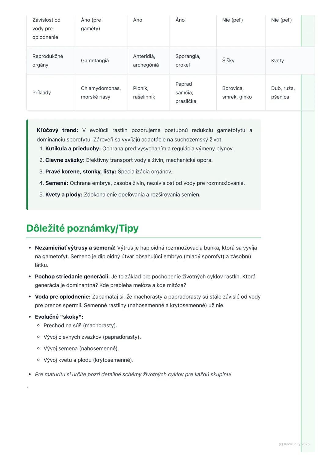 # Rastliny

## Prehľad rastlín

Rastliny (Plantae) sú fascinujúca a extrémne dôležitá ríša organizmov. Sú základom väčšiny
suchozemských eko
