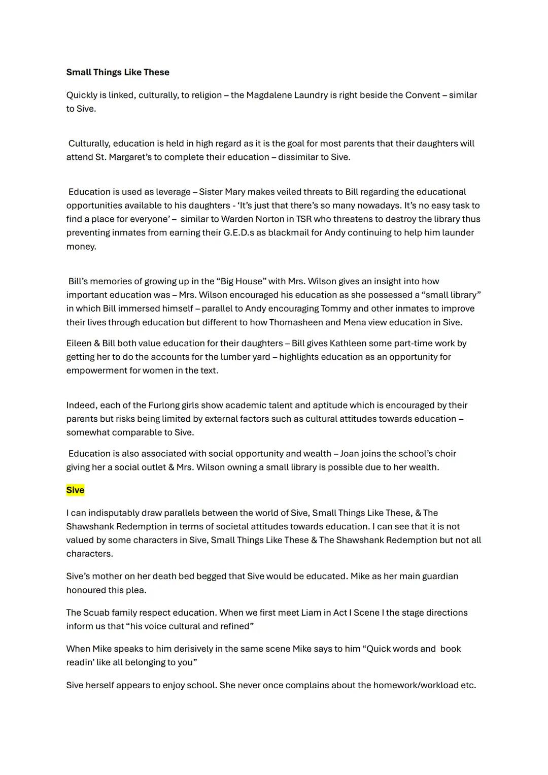 # Cultural Context - Comparative Study
Remember that this mode refers to the world of each of your texts. Think about the place, time and
e