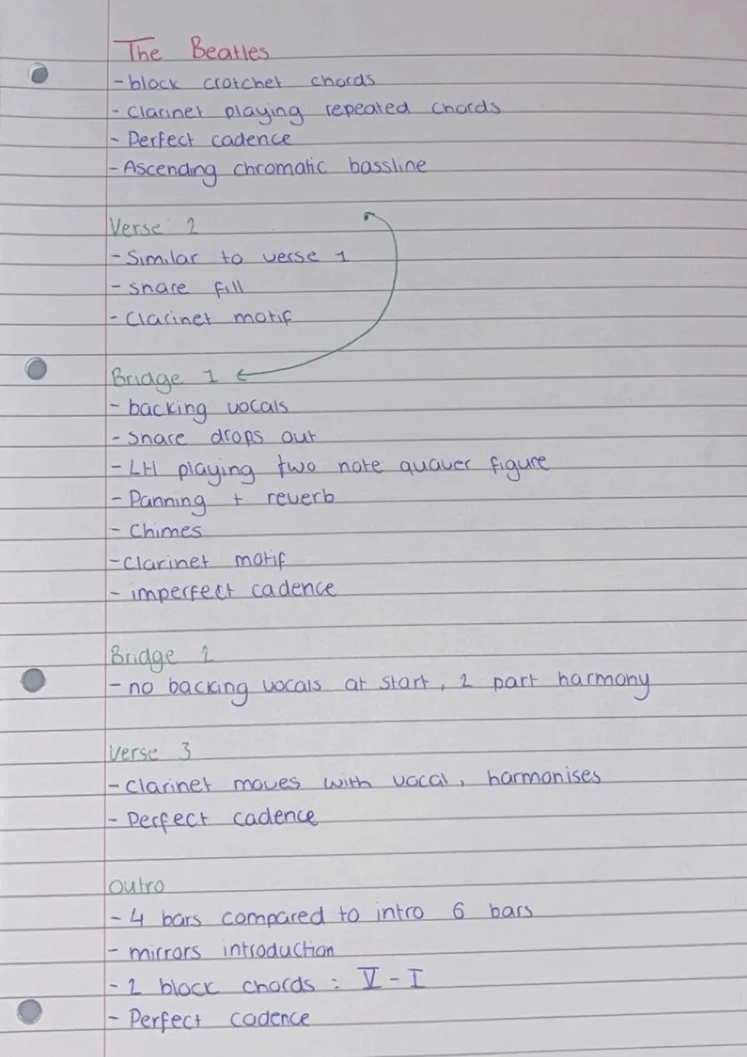 The Beatles
Sgt. Pepper's Lonely Heartsclub band
- G major
- 4/4
- Rock/classical style
Intro
- Sound effects of people talking, instrumen