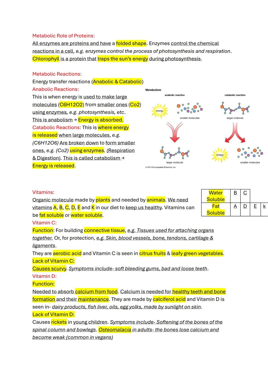 Food:
Food is needed for:
→ Energy,
→ Growth of new cells & repair of existing cells (tissue, organs, etc.)
Food also supplies the materials