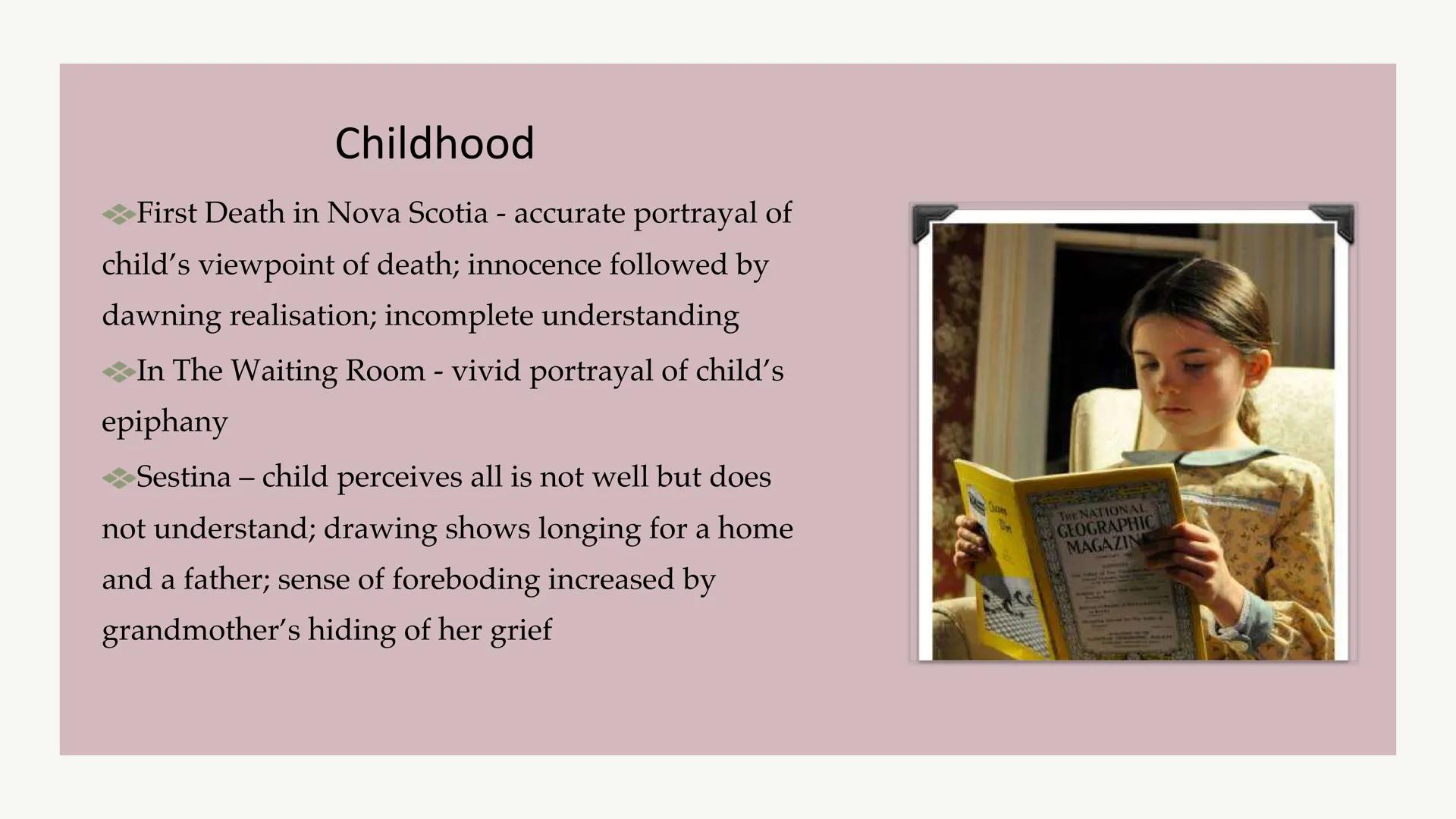 # The Poetry of Elizabeth
Bishop
Aoife O'Driscoll www.aoifesnotes.com # Elizabeth Bishop
## Brief Biography
Elizabeth Bishop was born in M