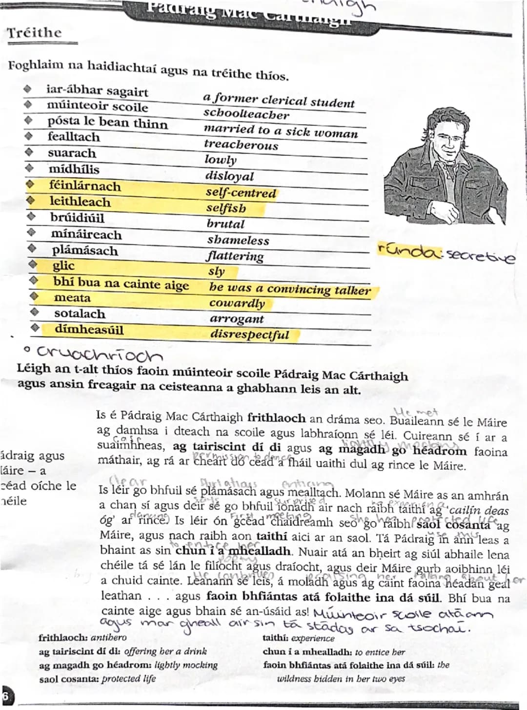 cuitdif Dé hAoine.
Raidió Fáilte seachtain
Nay
Bhealtaine.
Aontain go huile leis on ráiteas thuasluaite, ceann
de na gneithe is scanrula da