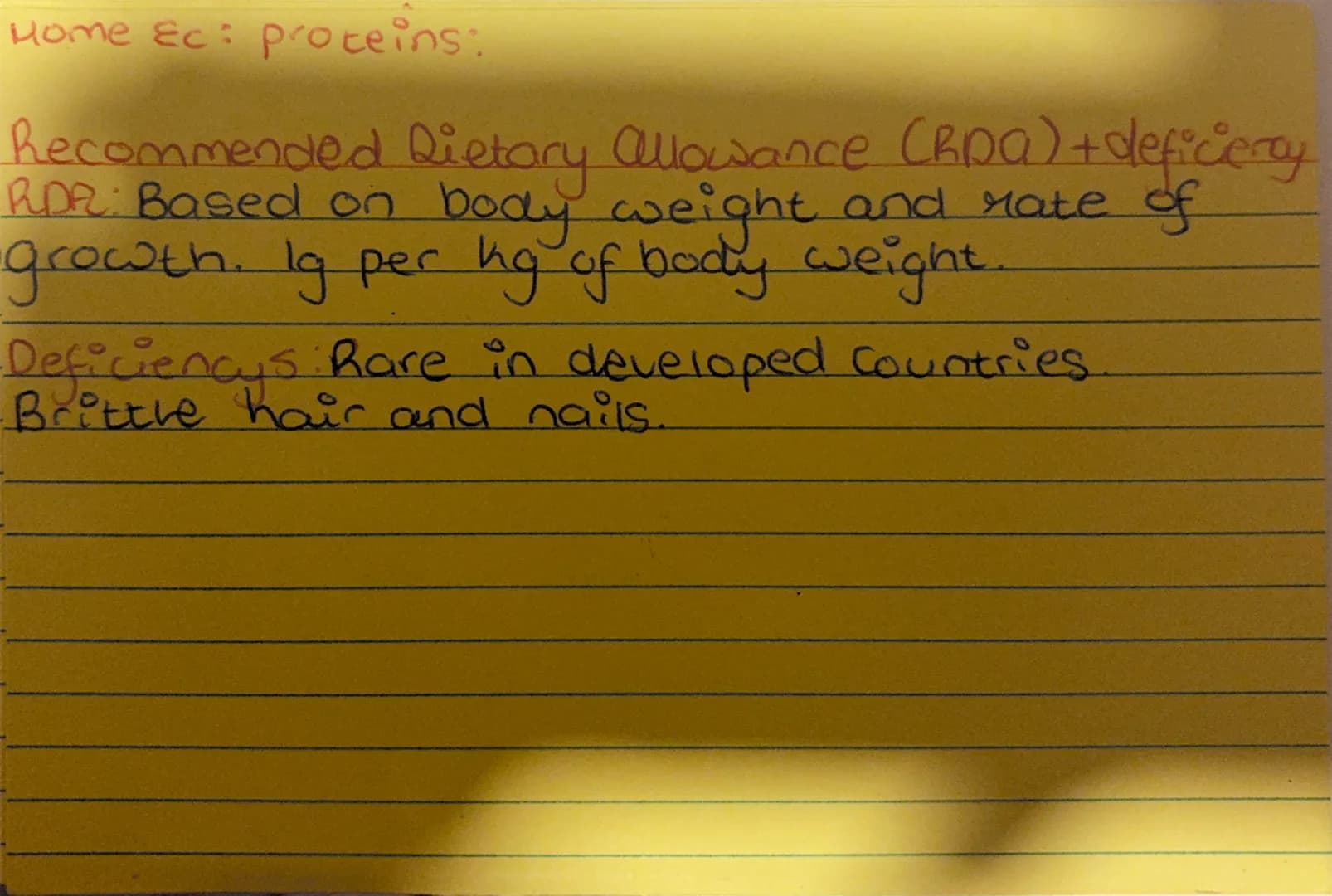 # Home Ec. Proteins
## Elemental Composition
* C = Carbon
* H = hydrogen
* COOH = Carboxyl
* NH₂ = amino
```
R
|
NH₂ - C - COO