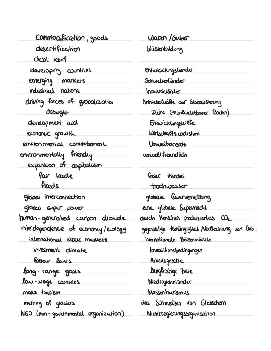 # GLOBALISATION Definition
• process of increasing global
conformity (übereinstimmung)
Lo with regard to cultural, economical &
technical