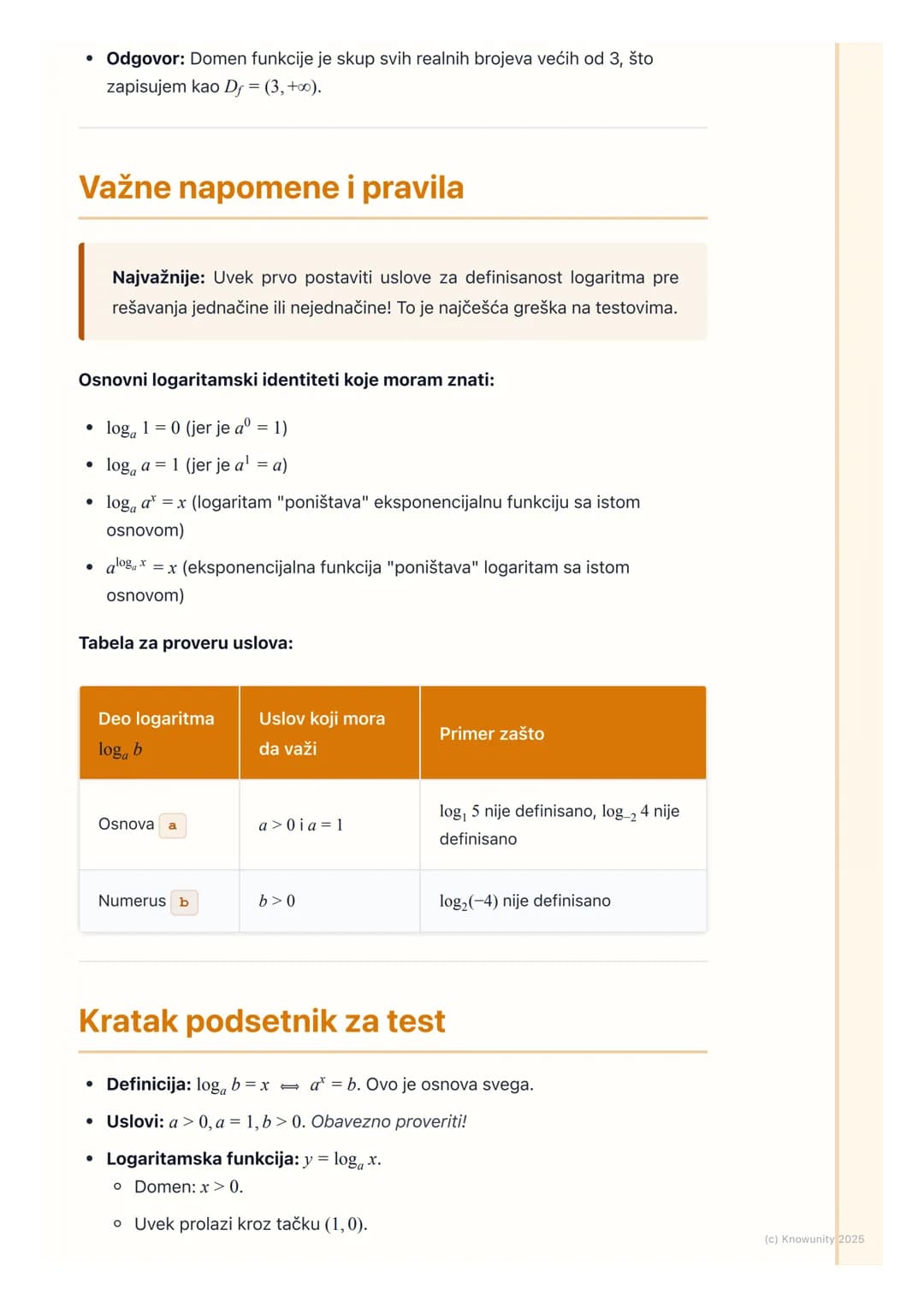 # Pojam logaritma i
logaritamske funkcije
Uvod u pojam logaritma
Logaritmi su u suštini inverzna operacija stepenovanju. Kao što je koreno