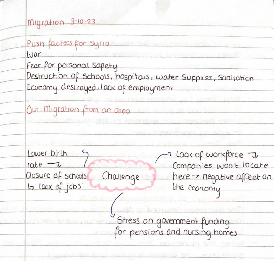 Migration 2-10-25
DEF Internal migration is where people move from one place to another
within a country
DEF International migration is wh