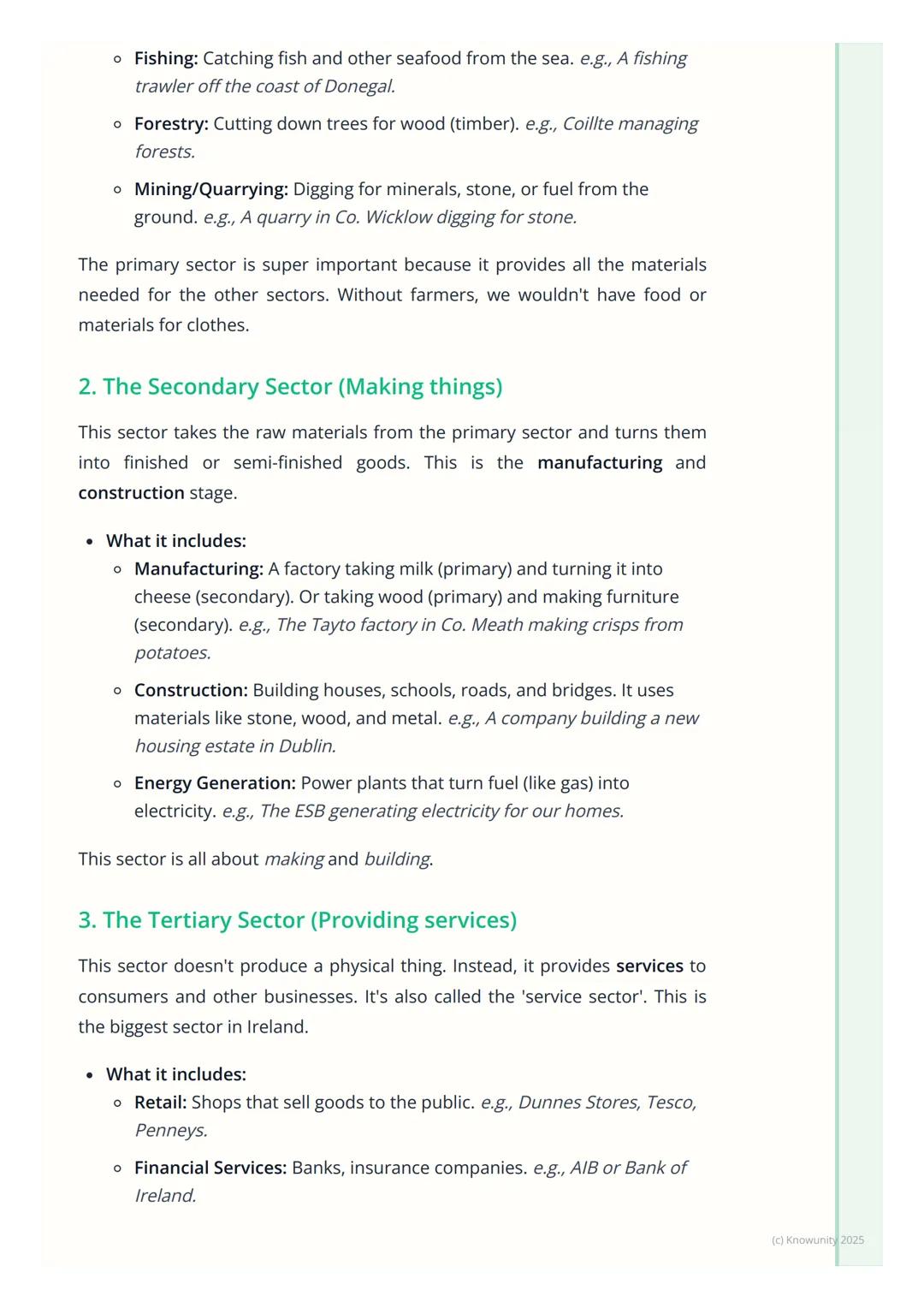 # Types of Economic Activity
What is economic activity?
Economic activity is the process of making, providing, buying, and selling
goods a