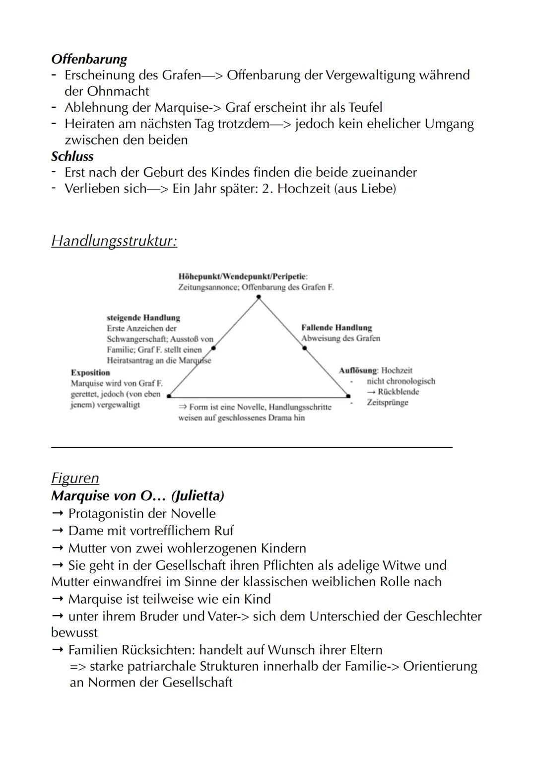 Heinrich von Kleist:
„Die Marquise von O..."
Autor: Heinrich von Kleist
Jahr: 1808
Textsorte: Novelle (Erzählung)
Protagonisten: Marquise v
