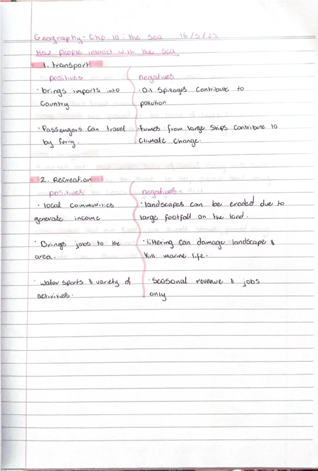 Geography-Chp. 1o the sea.
GIFFS
back Share
26 4 23
wind direction
←
11
high Fide
beach
Waves
•waves are formed by wind moving acro
