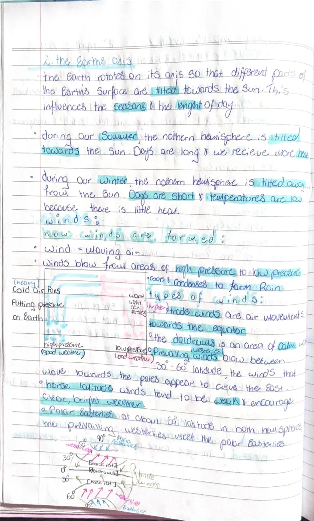 Geography-chp. 13: weather
16th april 2024.
the atmosphere. Eg: Nitrogeni & osxygen
a thin layer of gases that Surrounds the Earth.
•Ane atm