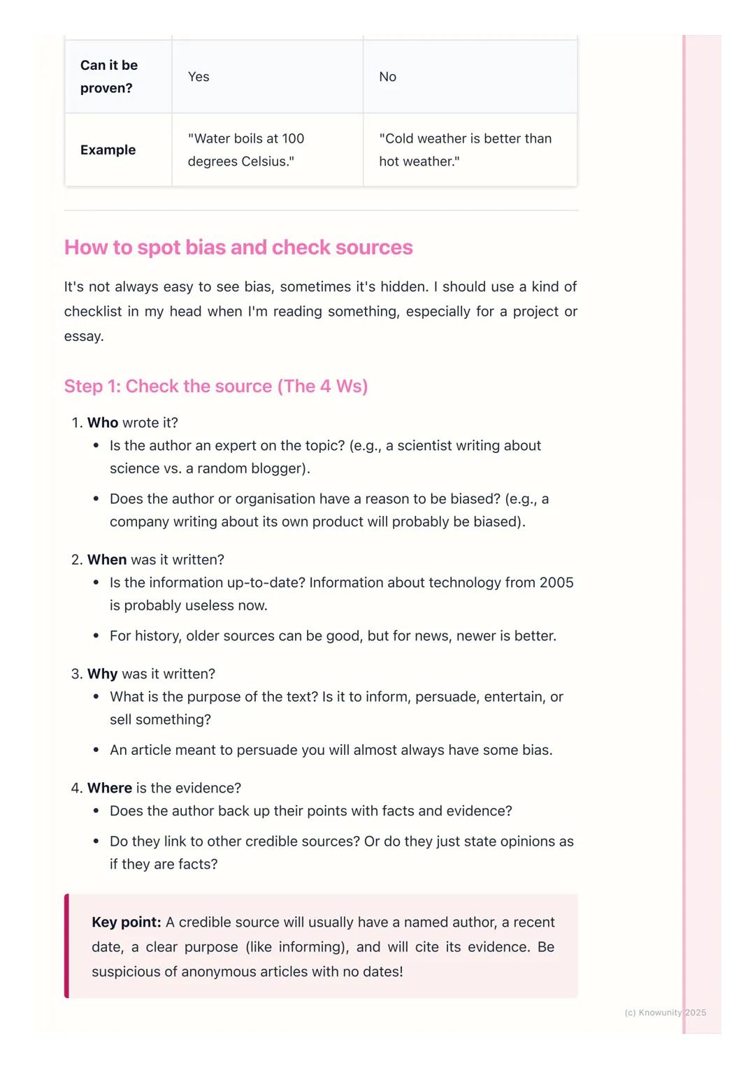 # Evaluating Information and
# Identifying Bias
An introduction to evaluating information
This is all about not just reading something, bu