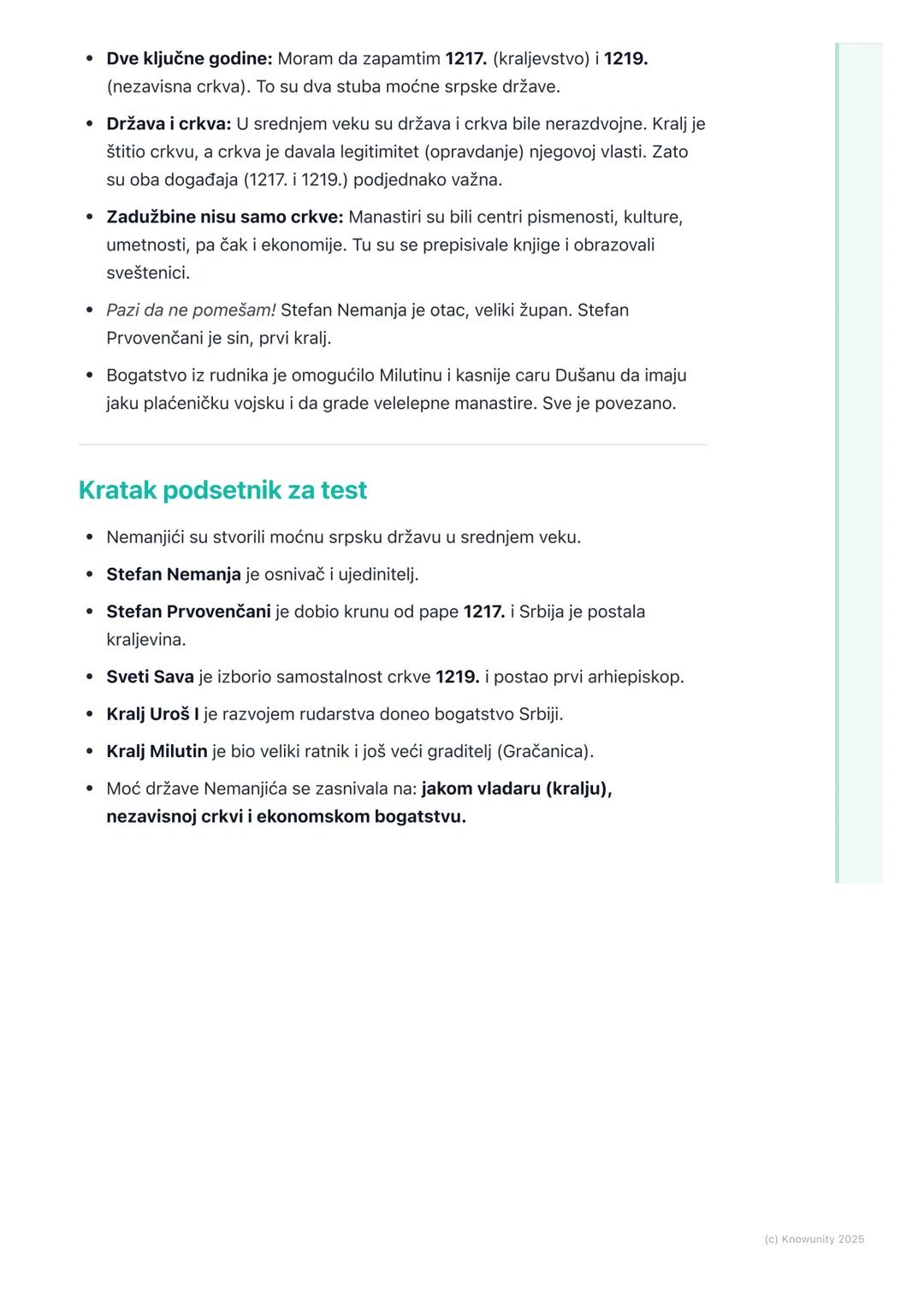 # Uspon Nemanjića – stvaranje
moćne države
Uvod u uspon Nemanjića
Nemanjići su najvažnija srpska srednjovekovna dinastija. Vladali su Srbi