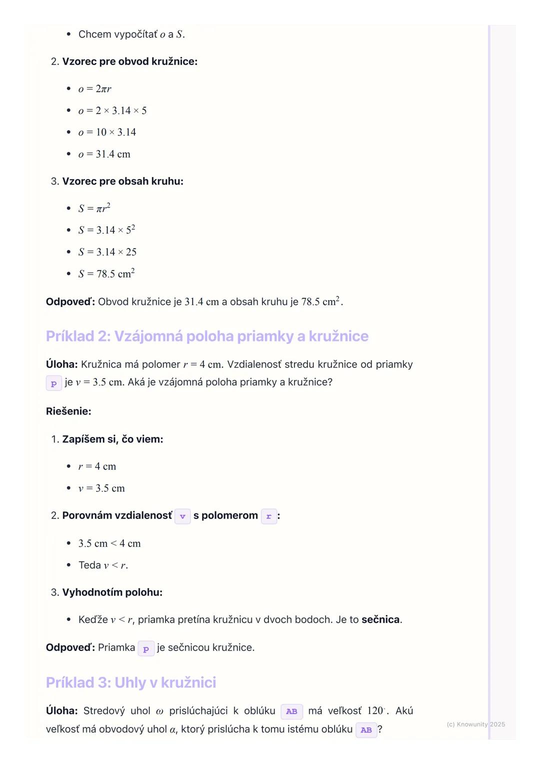 # Kruh a kružnica
## 1. Úvod do kruhu a kružnice
Tieto poznámky sú o kruhu a kružnici, čo sú základné geometrické tvary, ktoré
vidíme všad