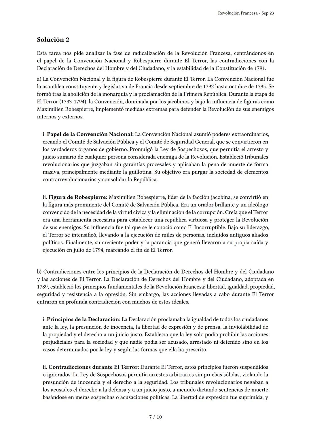 # Revolución Francesa
Generado por Knowunity - Sep 23
Descripción: Este examen cubre la Revolución Francesa, sus causas, desarrollo y cons